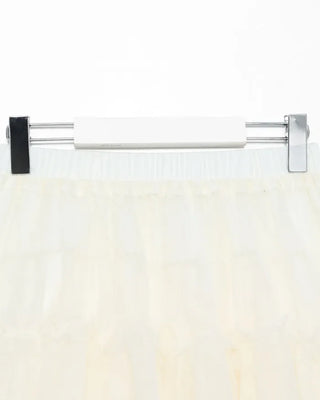 Lace tiered mini skirt