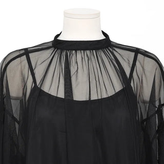 Sheer layered blouse
