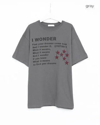 Lettering print T-shirt