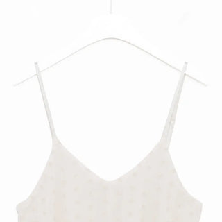 Polka Dot Sheer Layered Dress