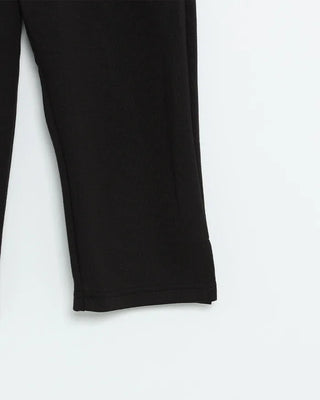 Slit Slim Capri Pants