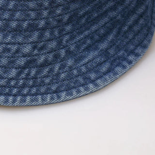 Ribbon Stitch Denim Cap