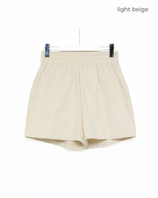 Cotton elastic waist pants
