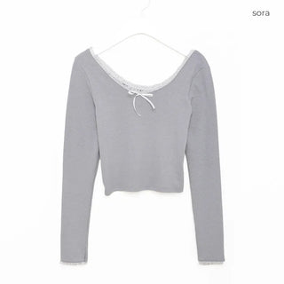 Lace Ribbon T-shirt