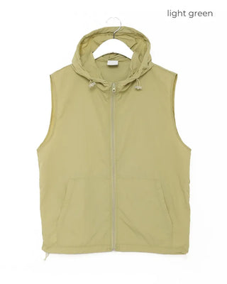 String Hooded Vest