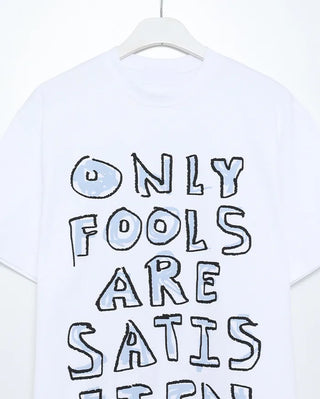 Crayon Lettering Short Sleeve T-Shirt