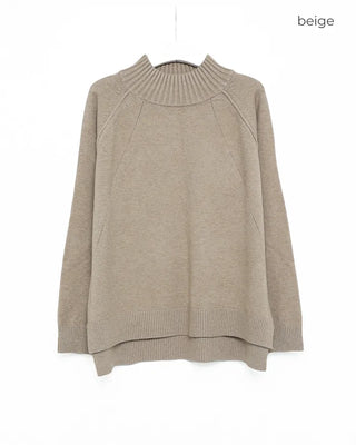 Raglan Line Point Knit