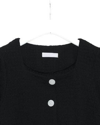 Square puff short jacket