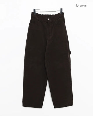 (Unisex) 2-Way Corduroy Carpenter Pants
