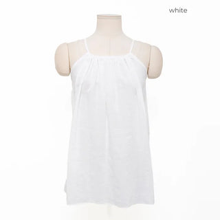 Checked Shirred Camisole