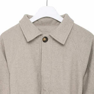 Single-button half coat