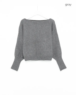 Asymmetrical Shoulder Loose Fit Knit