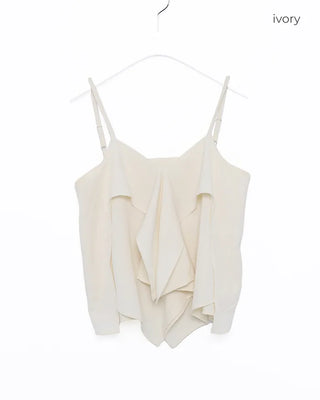 Frilled camisole blouse