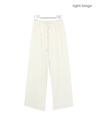 Dot banding pants