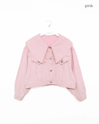 Big Collar Denim Jacket