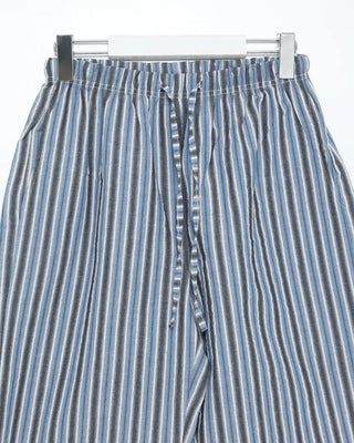 Wide-fit striped easy pants