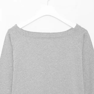 Basic open-shoulder T-shirt
