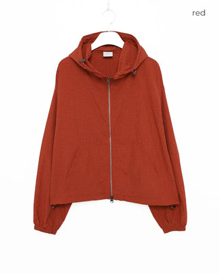 Crop Windbreaker Hoodie