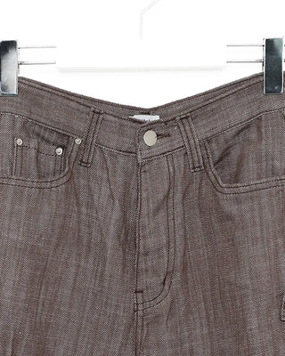 Side-strap wide-leg pants