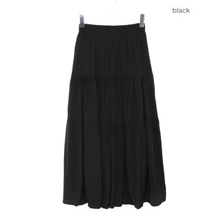 Tiered long skirt
