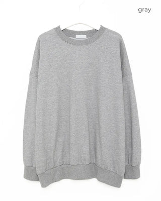 (Unisex) Plain Oversized Sweatshirt