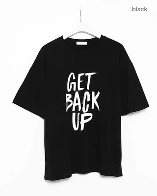 Lettering Oversized T-Shirt