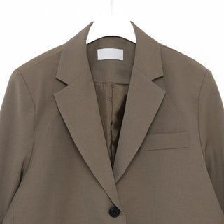 Simple oversized single jacket