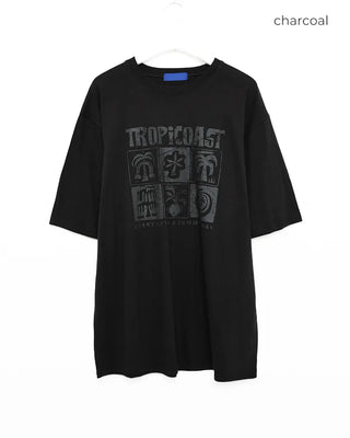 (Unisex) TROPICOAST Pigment Half T-Shirt