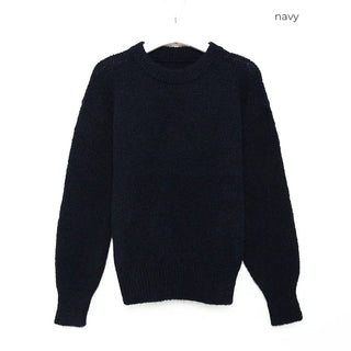 Wool round knit