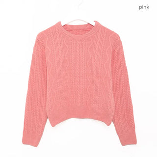 Basic Cable Knit Round
