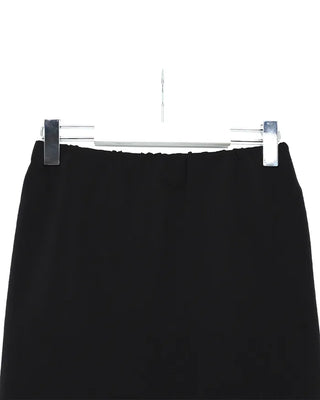 Mini skirt layered capri pants