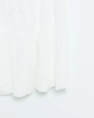 Punching Lace Ribbon Camisole Tunic