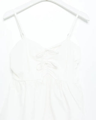 Shirred Ribbon Camisole Blouse