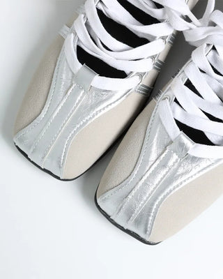 Ribbon ballemour point sneakers