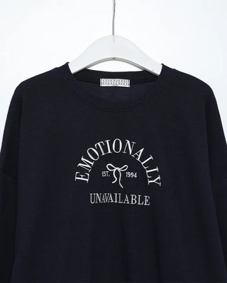 Lettering Patch Sweatshirt
