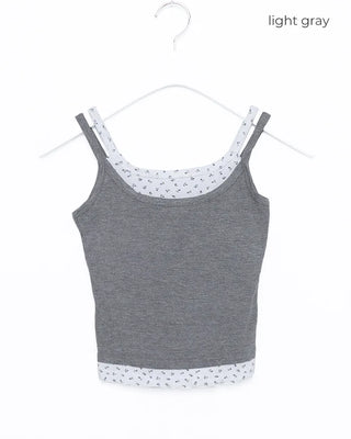 Flower Lace Layered Sleeveless