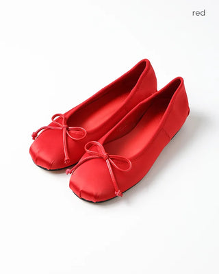 Ribbon flat shoes