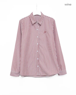 Heart Point Stripe Shirt