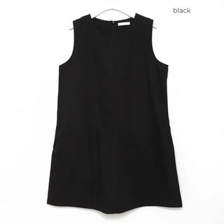A-line round midi dress