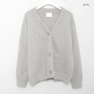 Soft Texture V-Neck Cardigan