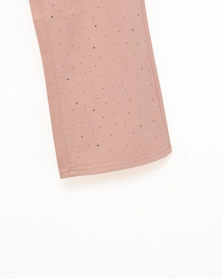 Cubic denim pants