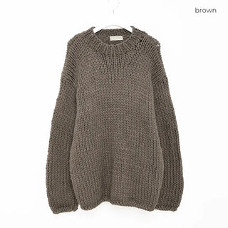 Handmade round knit