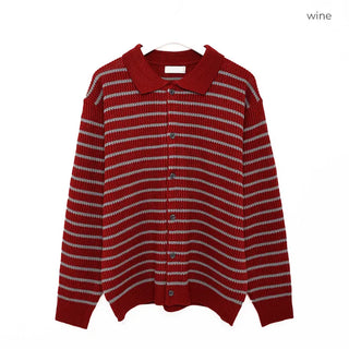 (Unisex) Striped Color Cardigan