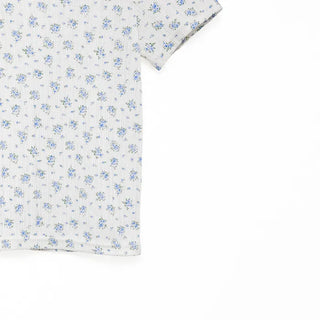 Flower Rib Short-Sleeve T-Shirt