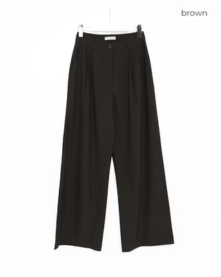 Pintuck slacks