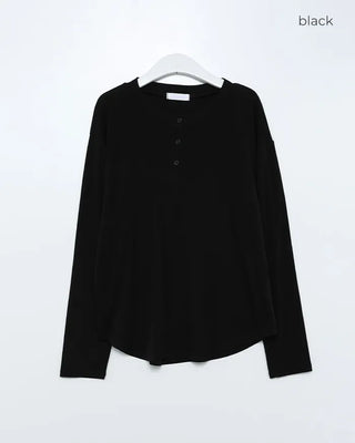Half-open long T-shirt