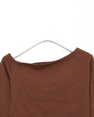 Asymmetrical Shoulder Double Border Long Cut and Sew