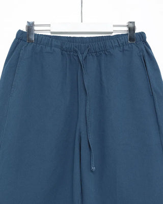 Cotton pants with elastic waistband