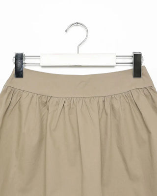 Gathered mini skirt
