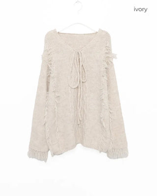 Bust eyelet point knit